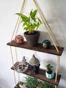 Półka wisząca drewniana/ rustykalna/loft