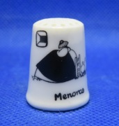 Naparstek Kolekcjonerski Porcelanowy Majorka 