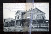 MŁAWA DWORZEC GRANICZNY PERON 1915 - 8559