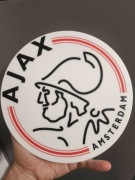 Ajax Amsterdam grafika logotyp tarcza