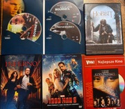 Trylogia Bourne'a, Kod da Vinci, Inferno, Iron Man3, Hobbit: Bitwa 5 Armi