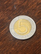 5 ZŁOTYCH 1994 MONETA