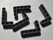 LEGO TECHNIC LIFTARM L 3x5 CIEMNO SZARY 32526 5 szt.