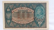 Polska BANKNOT 10 Marek Polskich 1919