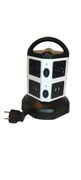 Przedłużacz pionowy do 6 gniazd 220V i 4 portów USB. JW 102