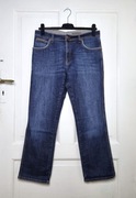 Niebieskie bawełniane jeansy W34 L30 Texas Stretch Wrangler