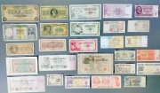 27 starych banknotów świata – Niemcy Grecja Hiszpania zestaw kolekcjonerski