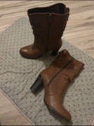 Brązowe kozaki Lasocki