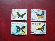 Filipiny 1969 MNH Mi. 895/88 Fauna Owady Motyle