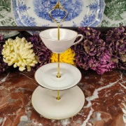 Porcelanowa etażerka 3-poziomowa z filiżanką - Eschenbach Bavaria #1