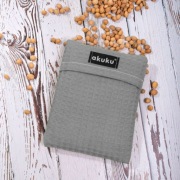 AKUKU Termofor z pestkami wiśni A0635 szary 0+