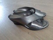 LOTUS szare wygodne na koturnie 1/4 ceny OKAZJA !