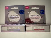 Zestaw 2 balsamów do ust Nivea Glowy Lips