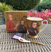 Luksusowy kubek kolekcjonerski Fryderyka Chopina marki Queen Isabell