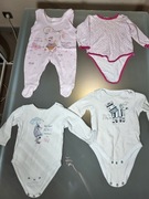 Body i Śpioszki Markowe 4-pak Rozmiar 68/74 