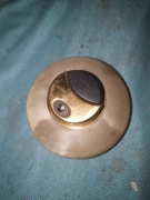 Stara zapalniczka gabinetowa niemiecka, zakrętka, stołowa, HBWest Germany