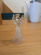 Szklany aniołek ozdoba choinkowa