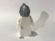LEGO hełm rycerski srebrny rycerz castle x167