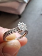 Pierścionek zaręczynowy TEILOR – diament 0,33 ct | Rozm. PL 16