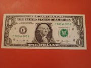 USA 1 DOLAR SERIA 2013 BANK OF ATLANTA F-6 UNC