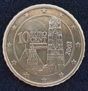 10 euro cent 2002 Austria bdb stan