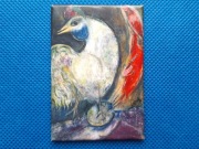Magnes na lodówkę Chagall obraz Le coq