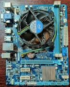 Gibabyte GA-B75M-D2V + Intel Core i3-3240 3,4GHz + Chłodzenie + 4GB RAM