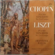 CHOPIN, LISZT Koncerty Fortepianowe Nr.2, winyl Czechosłowacja 1965