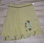 104^ fat face letnia spódnica leniana hafty 42/44