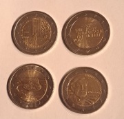 Zestaw monet 2 euro okolicznościowe Mix Niemcy 