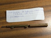 Zabytkowa drewniana nabijarka do tytoniu