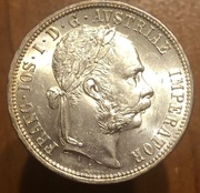 AUSTRIA, 1 FLOREN 1877