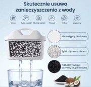 Watus 6 sztuk wkładów filtrujących do wody, kompatybilne z Brita Maxtra Pro