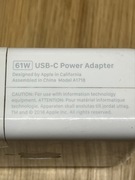 ladowarka do telefonu apple a1718 61w usb-c power 20,3v-3a 9v-3a 5,2v-2,4