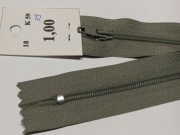 Zamek spiralny spirala 18cm pastelowo zielony