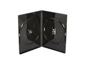 ETUI na 2 płyty DVD/CD  9mm  z folią na okładkę 4500 szt
