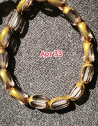 Szklane koraliki bardzo jasny delikatny odcień fiolet