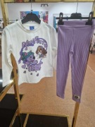 Komplet Psi patrol Skye zestaw bluzka + leginsy prążekr. 116 