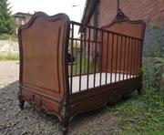 *Francuskie łóżko dla dzieci, łóżeczko, rocaille, antyk*