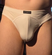 Białe slipy Atlantic rozmiar M 