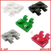 LEGO 60470 PŁYTKA 1x2 z 2 zaczepami biały czarny j.szary - 1 szt