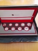 100 lat złotego, Zestaw srebrnych monet