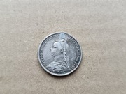 6 pensów 1892 srebro