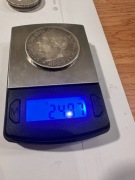 Moneta Srebro ALFONSO XII REY 1885 DE ESPANA 5 PESETAS- Hiszpania