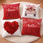 Zestaw poszewek na poduszki serca walentynki 