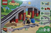 Oryginalne LEGO duplo - Tory i wiadukt, kompletny zestaw