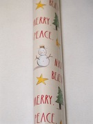 Papier do pakowania "Joy, peace, believe", 76,2 cm x 12,1 m