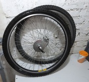 Mavic Aluminium kaseta 7s Koła 26"  OLD Piast 100mm + 125mm