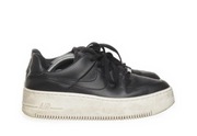 Buty damskie Nike Air Force 1 Low 40 25.5cm skórzane czarne oryginalne