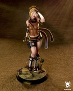 Figurka druk 3D żywica 12K " Final Fantasy - Rikku - F946 " - 120 mm